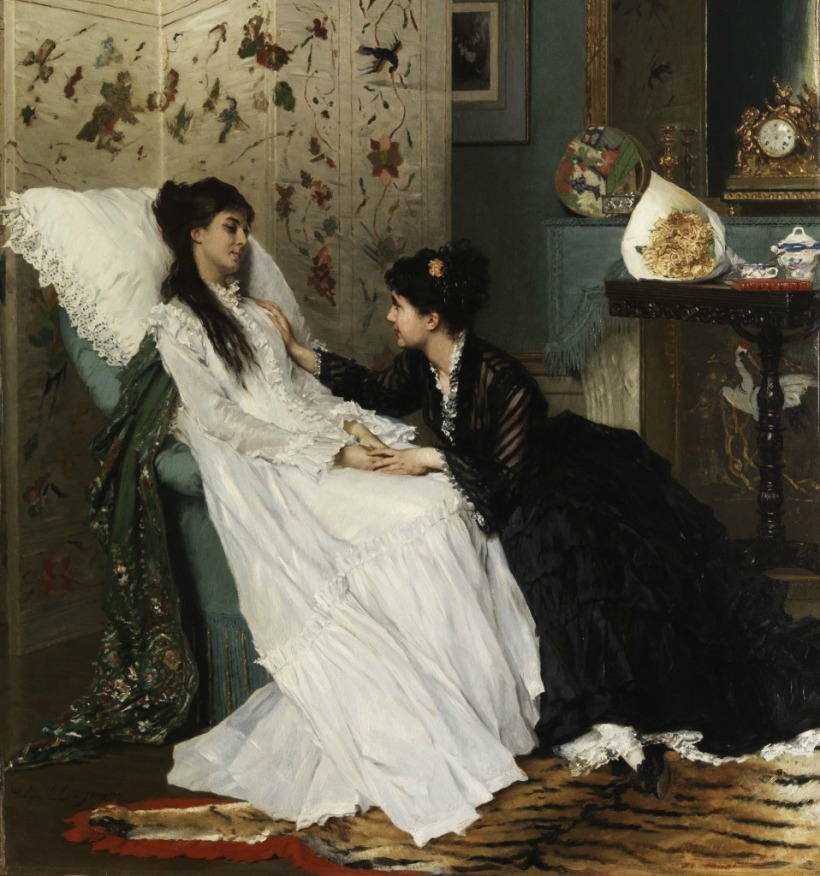 the-convalescence-by-gustave-lc3a9onard-de-jonghe-1829-1893